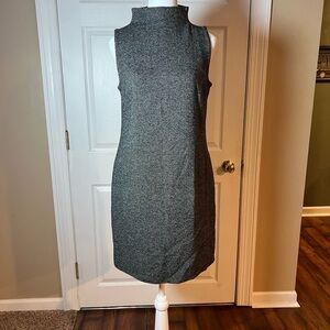 Banana Republic Womens Size 4 Mock Neck Career Dress Business With Pockets
